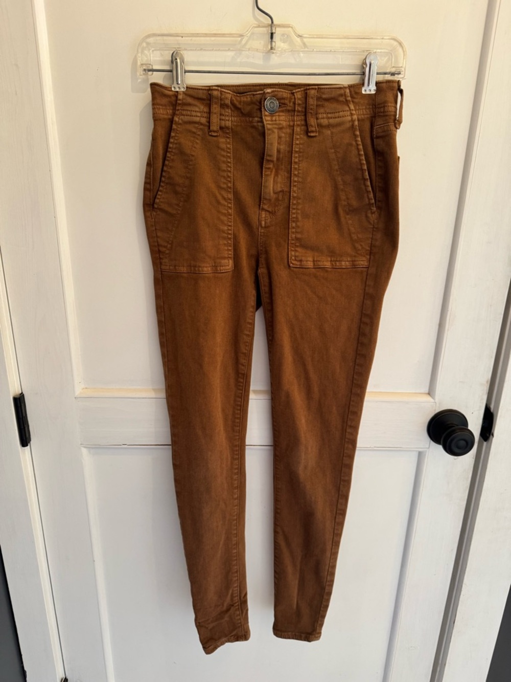 AEO High-Rise Ne(x)t Level Stretch Brown Women's Jeggings